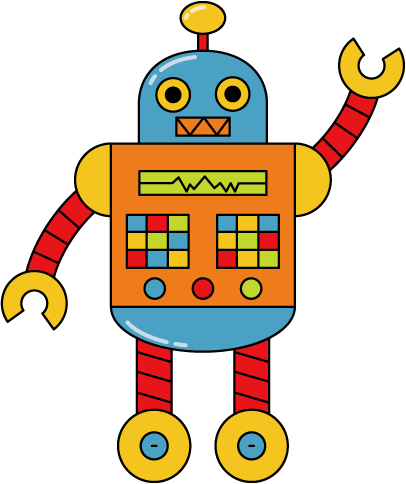 幼稚園児のイラスト 絵カード ロボットのイラスト 絵カード