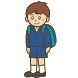 小学生の男の子のイラスト