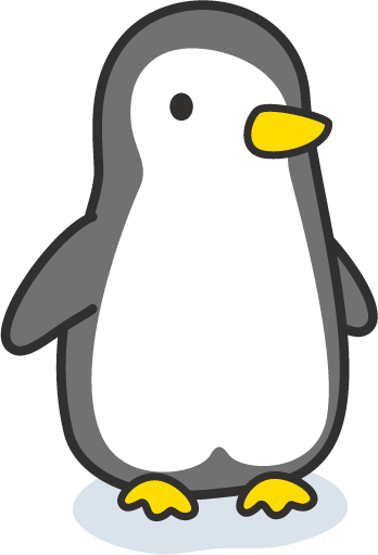 ペンギンのイラスト・絵カード