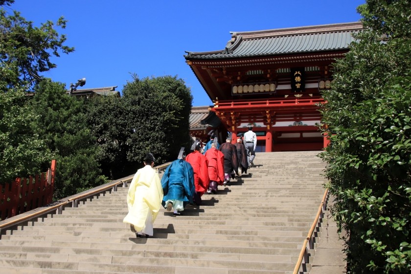 鶴岡八幡宮の神幸祭 19 今日の鎌倉