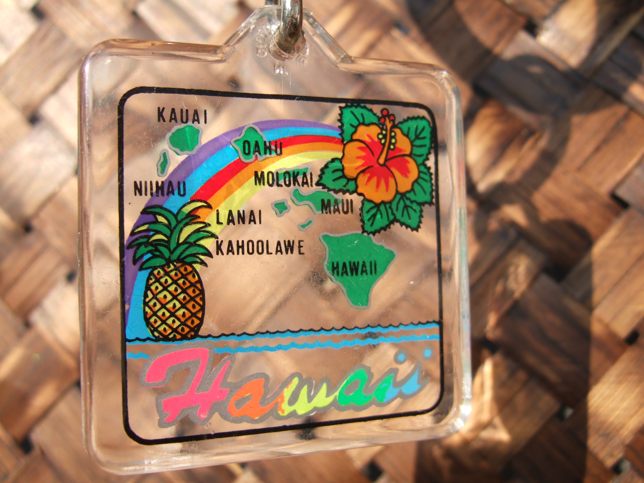 ハワイなキーホルダー その1 I Love Hawaii