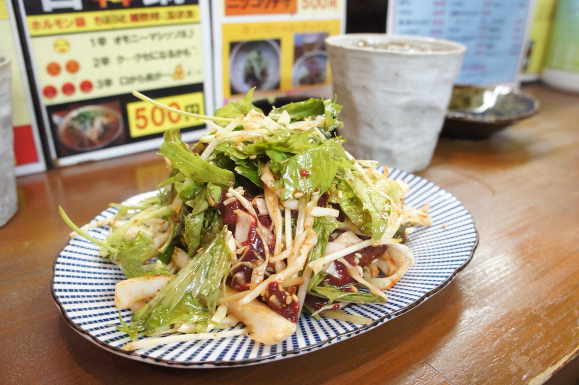 リーズナブルに韓国料理 オモニが楽しい 日韓家 にっこりや 上新庄 ちびっこ酒場放浪記 関西