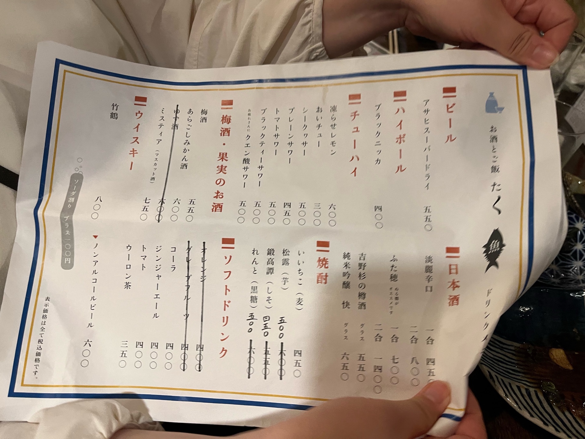 マグロの希少部位を色んな食べ方で楽しめるお店 お酒とご飯たく 南森町 ちびっこ酒場放浪記 関西