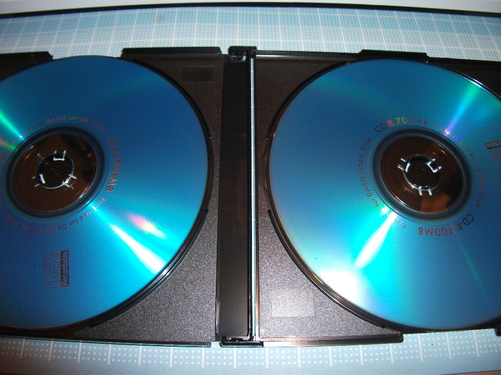 ダイソーのcd Rを試してみた T のブログ別館 ダイソーのcd Rを試してみた T のブログ別館