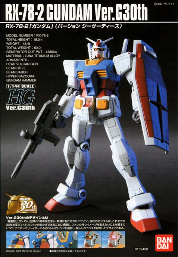 株主総会に出席して、非売品のガンプラ『RX-78-2』Ver.G30thをもらい
