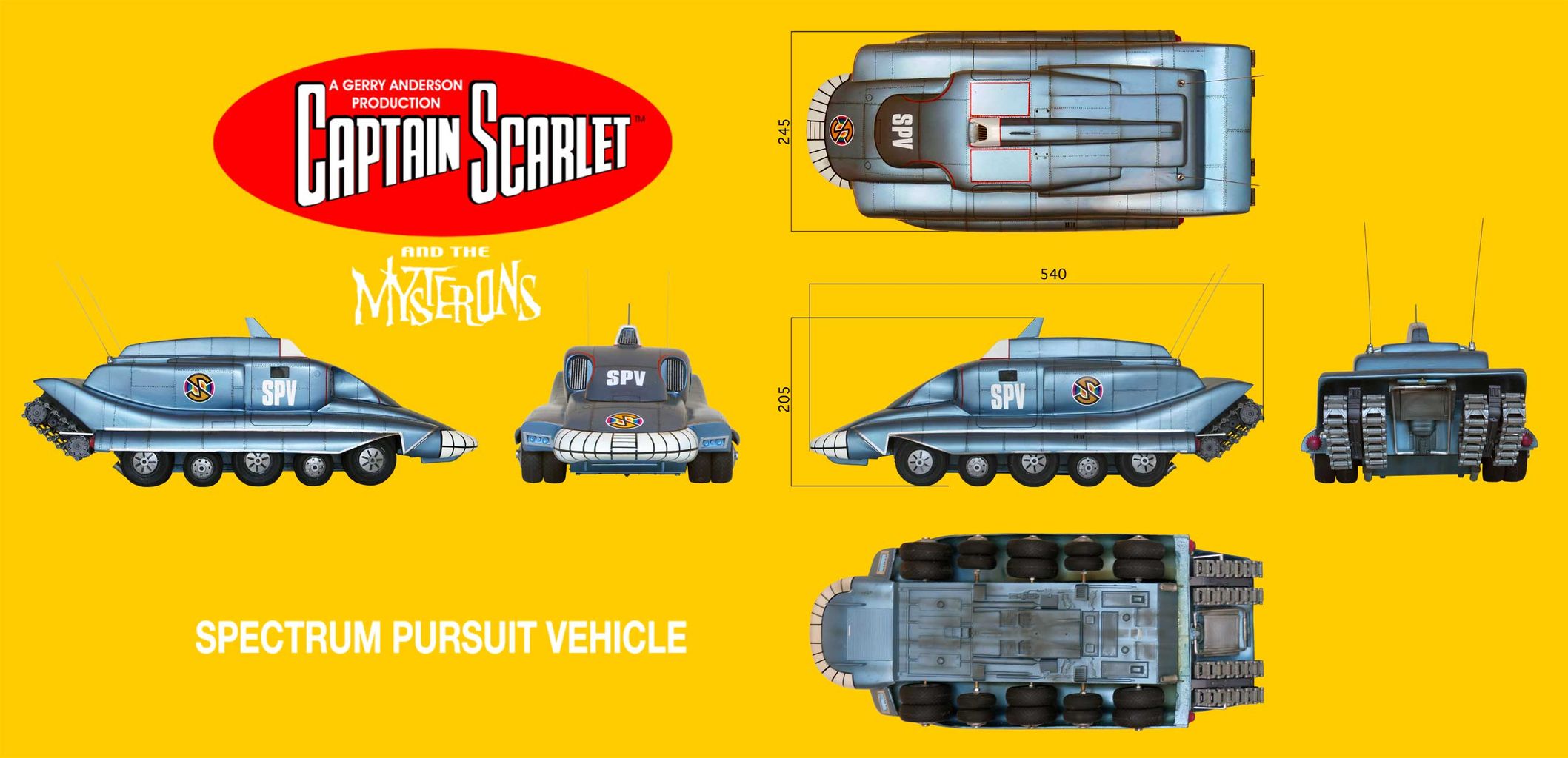 追跡戦闘車 - SPV : Spectrum Pursuit Vehicle : 特撮 追跡戦闘車 - SPV : Spectrum Pursuit Vehicle : 特撮