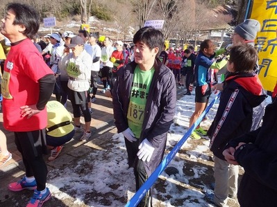 マラソンスタート前