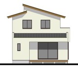 西条市大野の家外観立面3