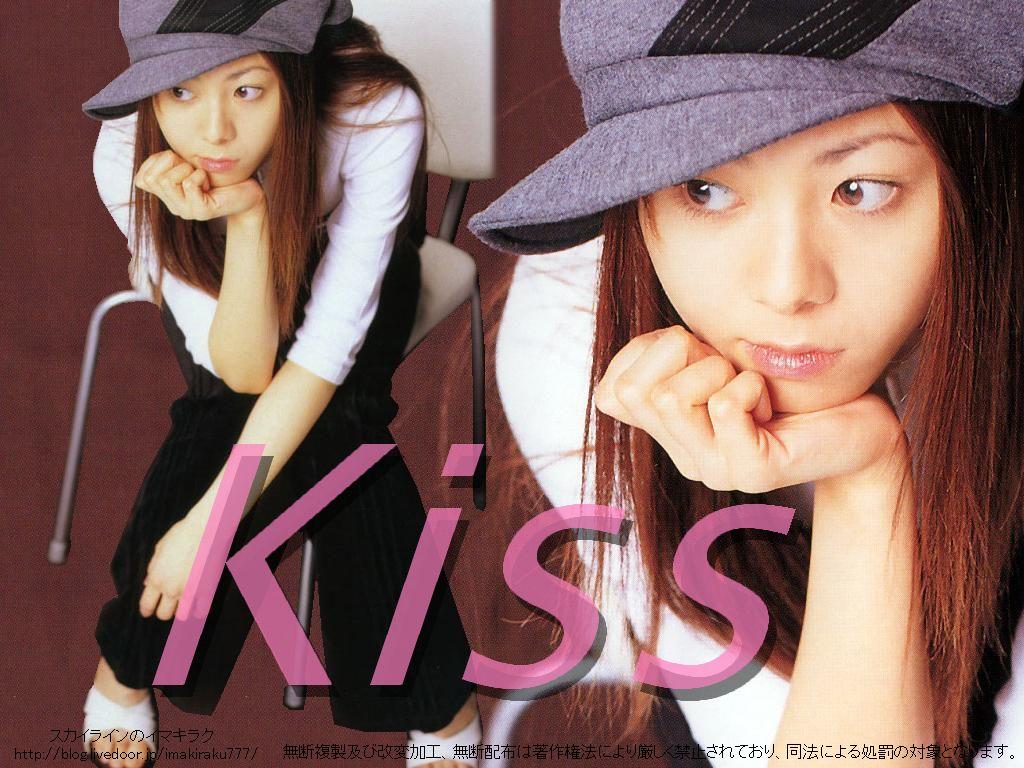 倉木麻衣　Kiss ポスター 倉木麻衣シングル「Kiss」single告知ポスター販促シーブリーズCM