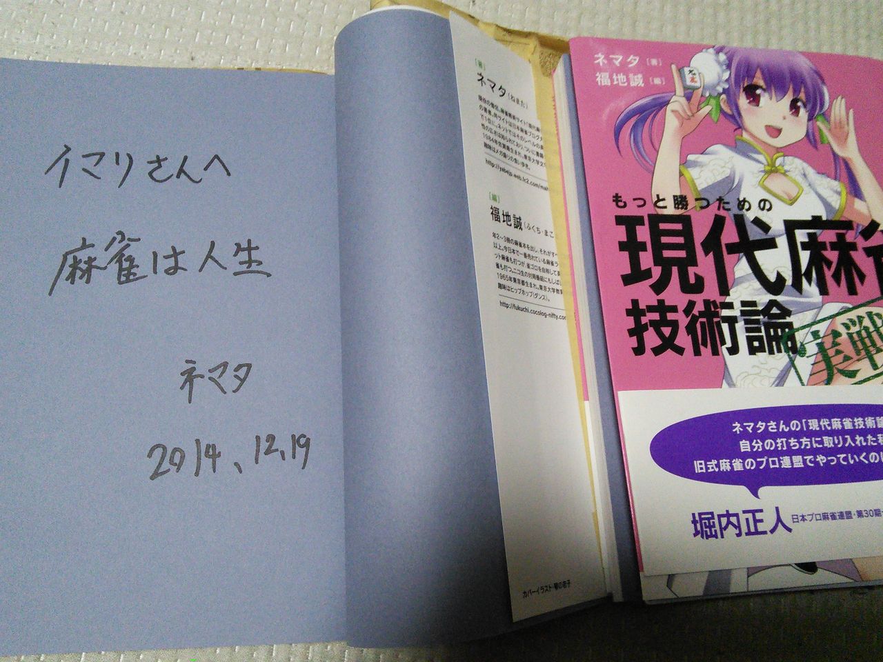 ネマタさんゲストイベント 麻雀散文記