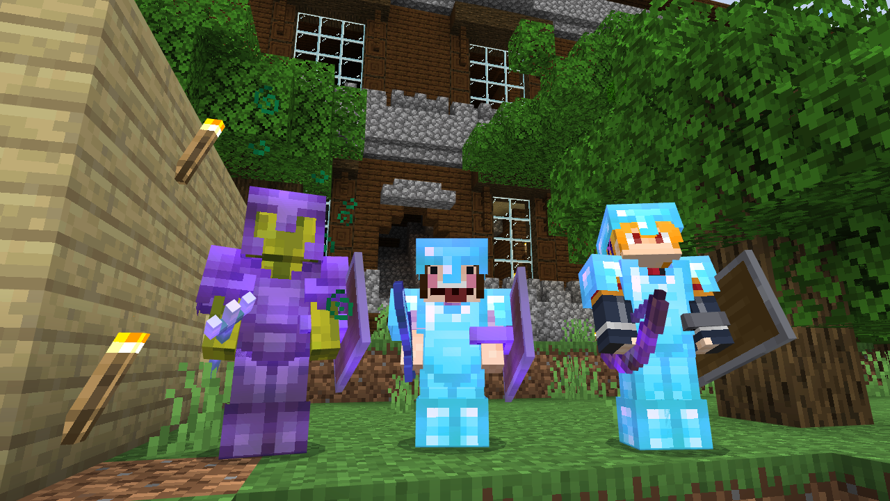 ﾟdﾟ 旦 マイクラ 海底神殿と森の洋館探索