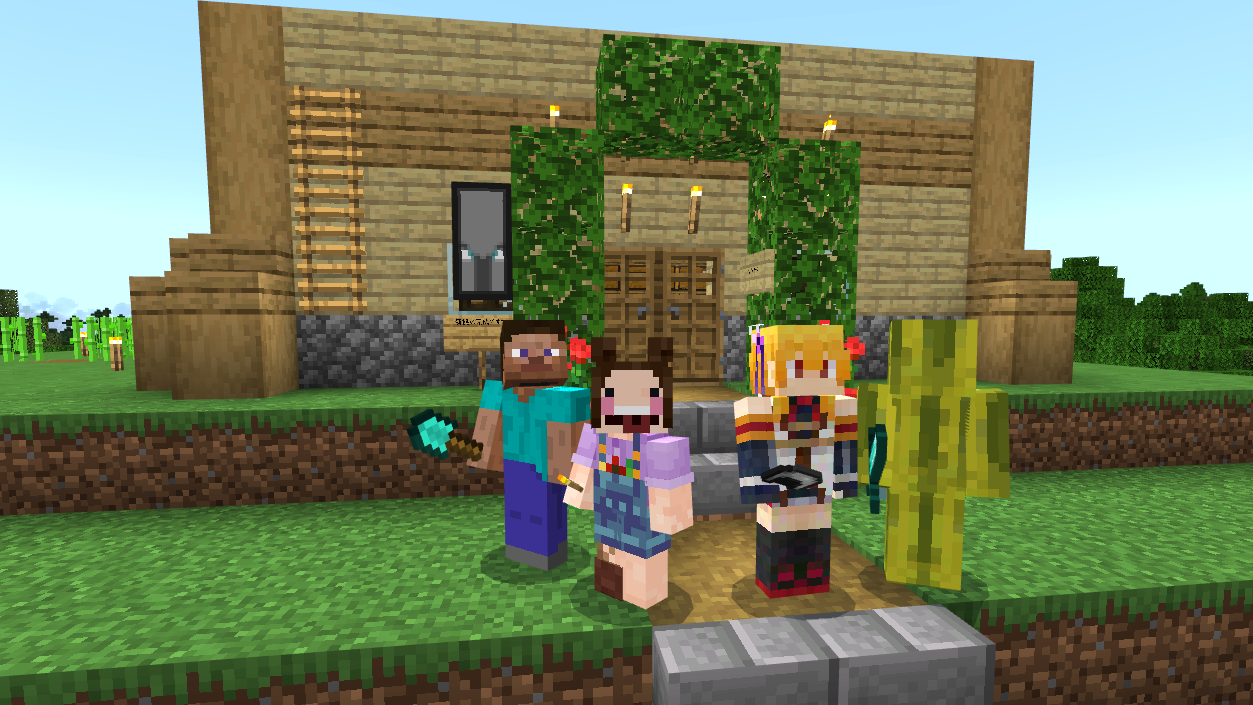 ﾟdﾟ 旦 マイクラ 海底神殿と森の洋館探索