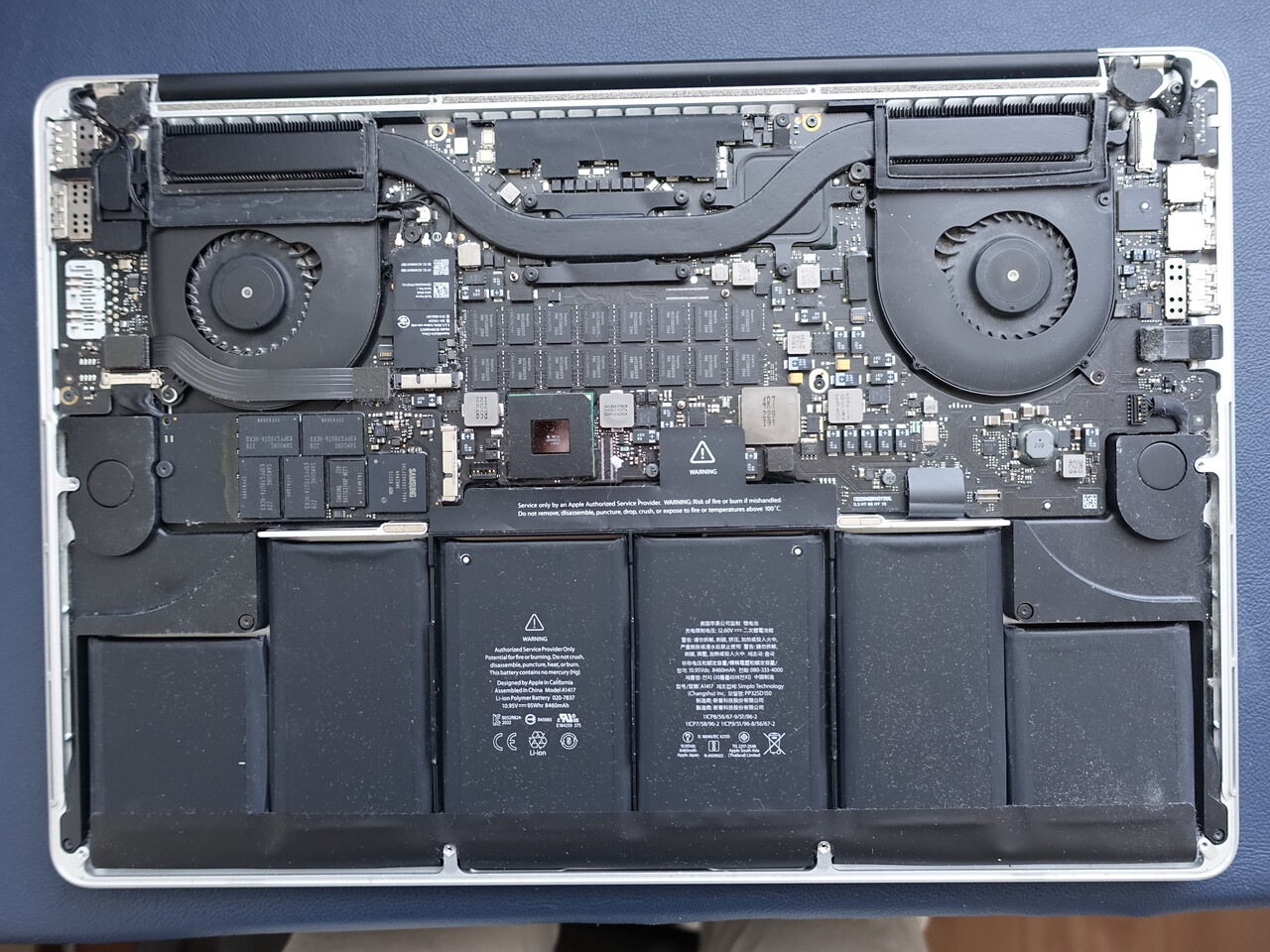 0116：MacBook Pro 15inch 2012 CPUグリスの塗り直し : 200万画素の記憶