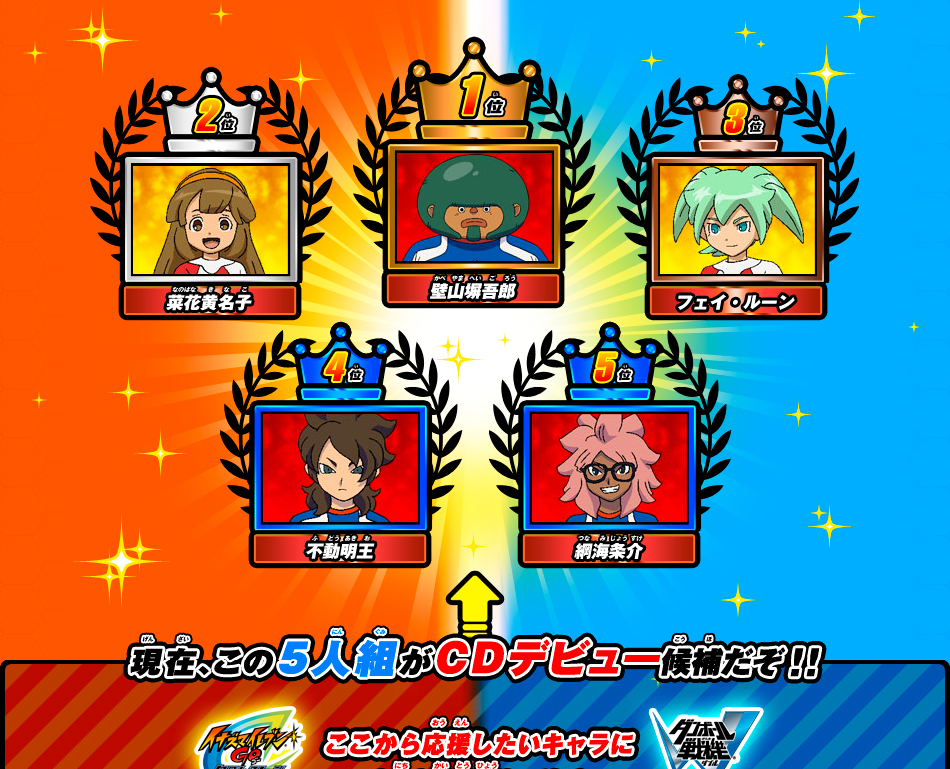 イナダン人気投票 ランキング 壁山塀吾郎1位 アニメ大好きニュース速報 イナダン人気投票 ランキング 壁山塀吾郎1位 アニメ大好きニュース速報