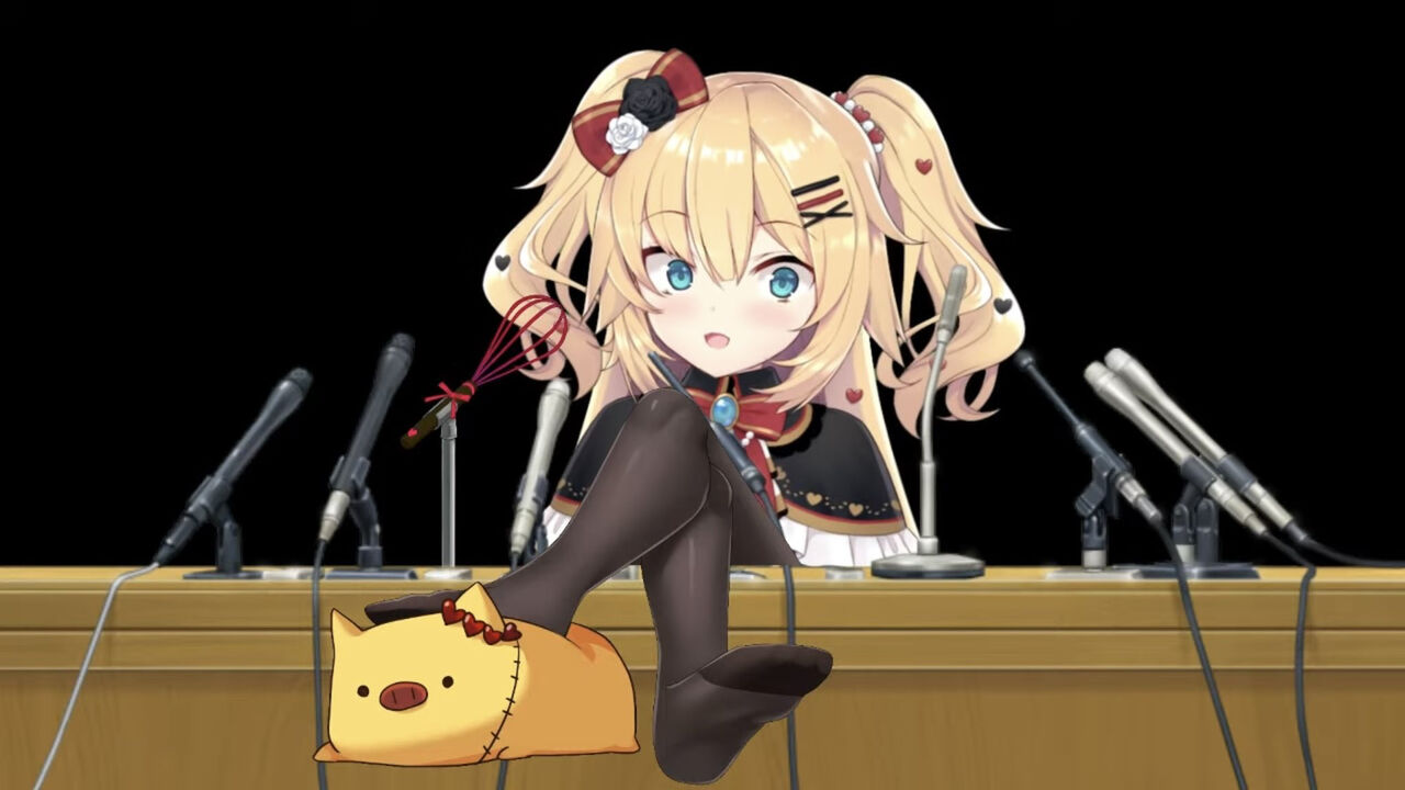 最近vtuberの間で机に脚乗せるの流行ってるみたいだけど Vtuber切り抜き速