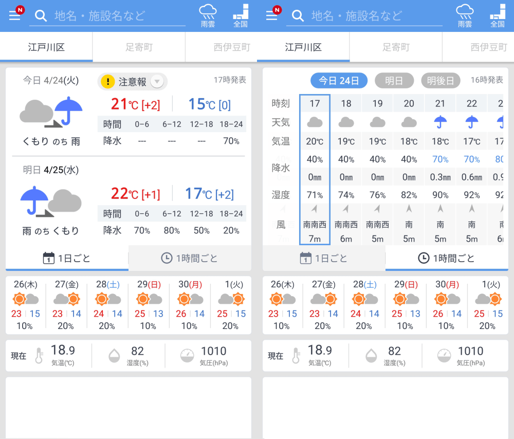 今日 の 天気 一 時間 ごと | 新宿区の1時間天気