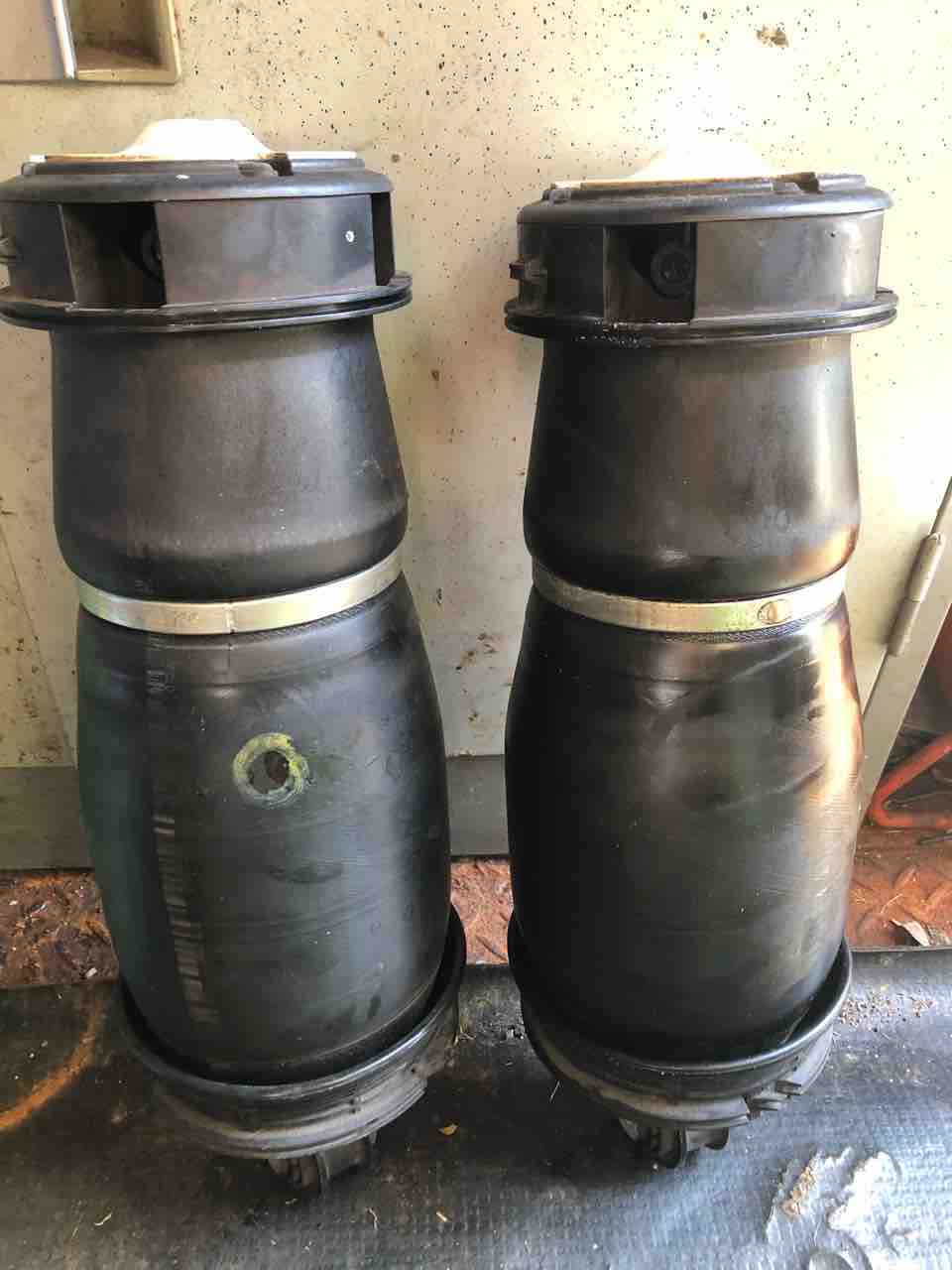 W211 エアバッグのパンク修理 その後 小さな町の旧車スローライフ