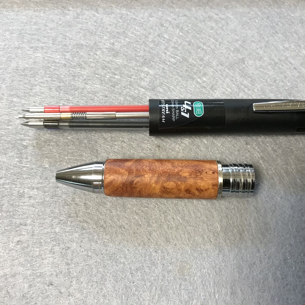 ジェットストリーム花梨瘤グリップカスタム、Craft 七尾 : Craft