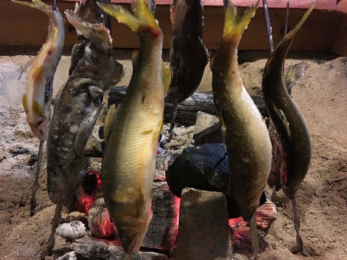 囲炉裏を使って川魚を食べる 夢の実現へ 新卒で限界集落に移住した若者の話