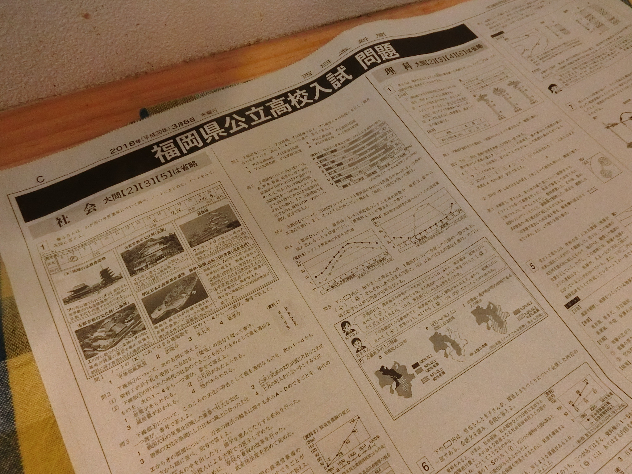 福岡県公立高校入試問題18 On 西日本新聞朝刊 By ま そういうこったい Xp