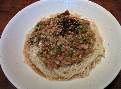 長浜将軍　南区　西長住　冷やしラーメン
