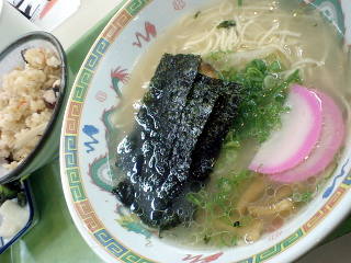 愛媛　西条　伯方の塩ラーメン