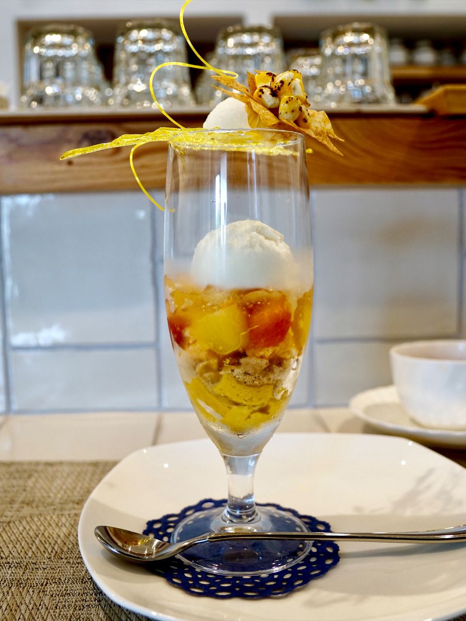 デザートカフェハチドリ 夏野菜のパフェ トウモロコシ トマト カボチャのコース仕立て Nobu S House 甘味録 デザートカフェハチドリ 夏野菜のパフェ トウモロコシ トマト カボチャのコース仕立て Nobu S House 甘味録
