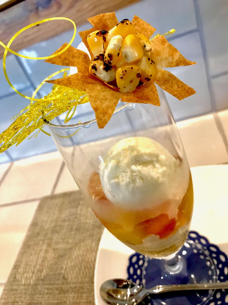 デザートカフェハチドリ 夏野菜のパフェ トウモロコシ トマト カボチャのコース仕立て Nobu S House 甘味録 デザートカフェハチドリ 夏野菜のパフェ トウモロコシ トマト カボチャのコース仕立て Nobu S House 甘味録
