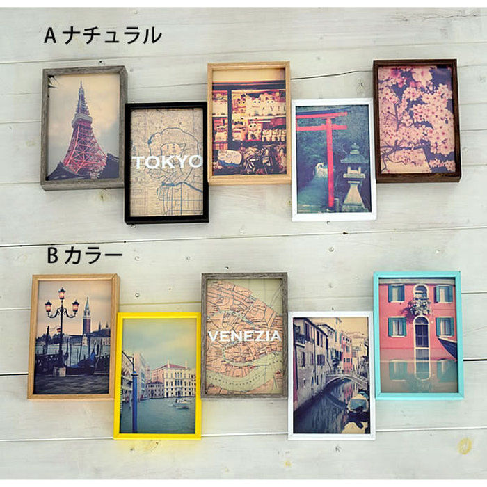 100均で壁掛けフォトフレーム作った パネンの転勤族妻日記