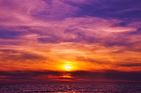 アジアの夕焼け