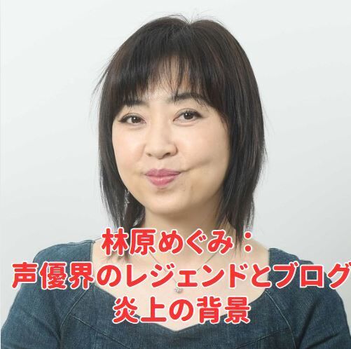 【声優】林原めぐみ　ブログで炎上