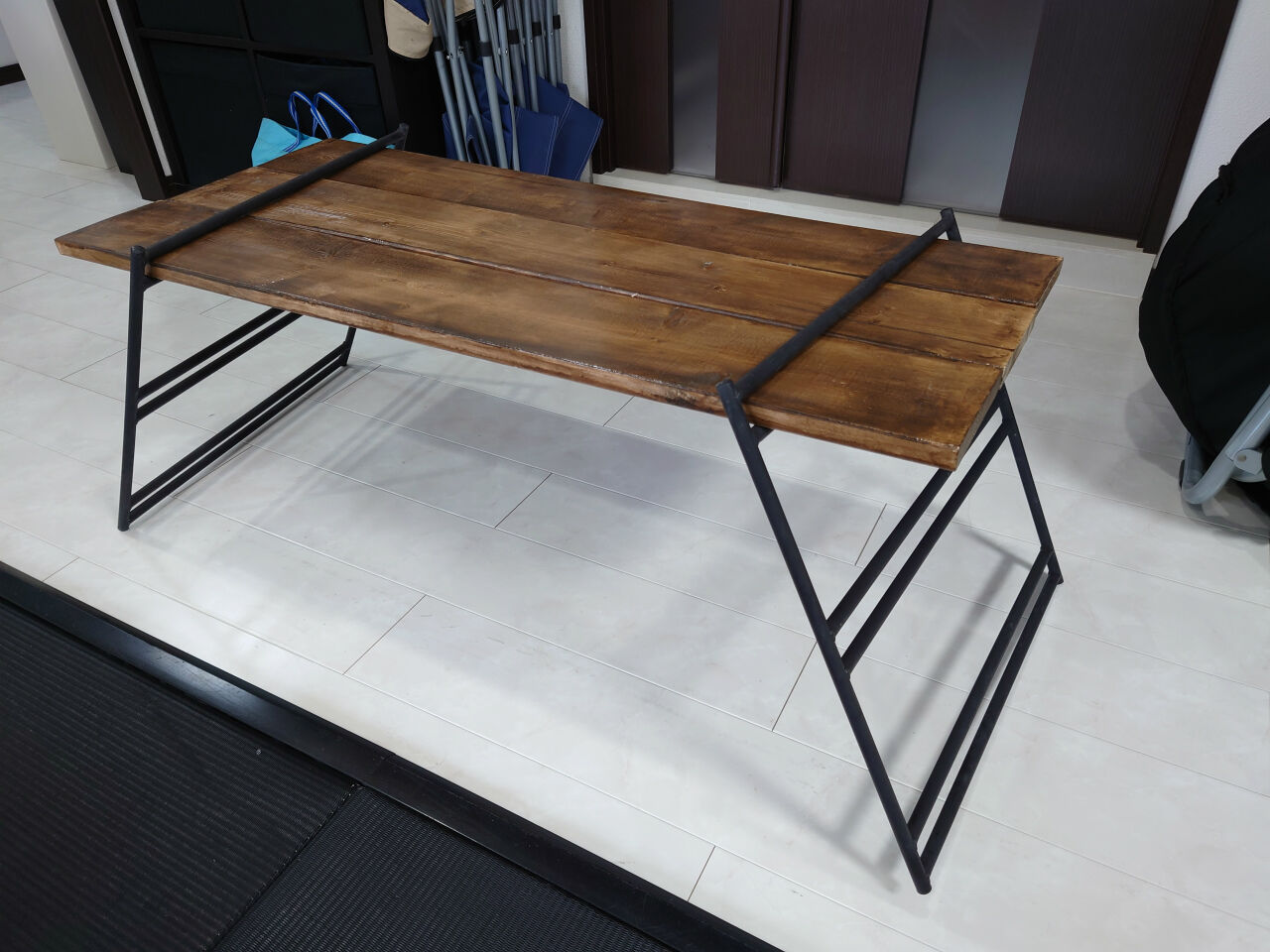 DOD 廃盤カラー　テキーラテーブル　天板　アイアンレッグM　収納バッグ　セット DOD 廃盤カラー テキーラテーブル 天板 アイアンレッグM 収納バッグ