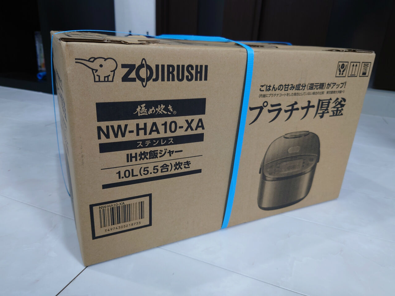 【中古】象印 極め炊きプラチナ厚釜 NW-HA10-XA IH炊飯ジャー 象印 極め炊き IH炊飯ジャー NW-HA10をレビュー！クチコミ・評判