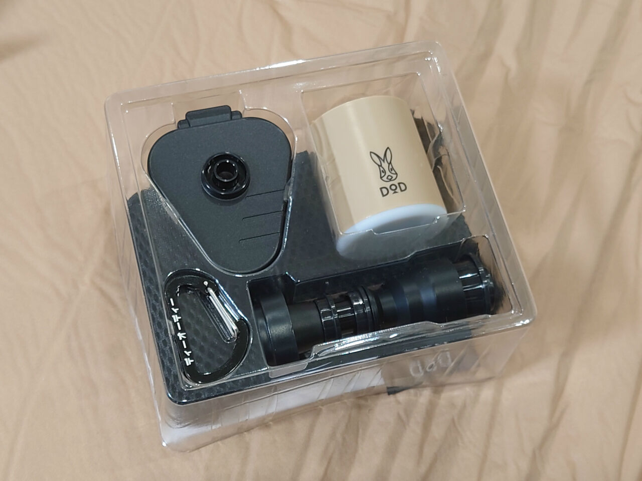 DOD - DOD ソトネノサソイ LとM、ソトネノエアポンプの3点セット DOD エアマット エア式キャンプマット 3人用 丸洗い コンパクト