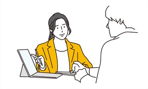 説明する人