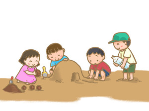 砂遊び