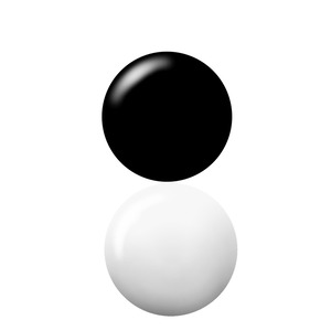 囲碁の黒と白の碁石