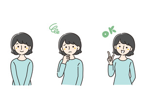 女性の表情