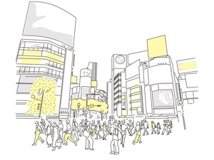 スクランブル交差点