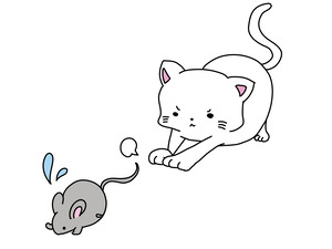 ネコとネズミ