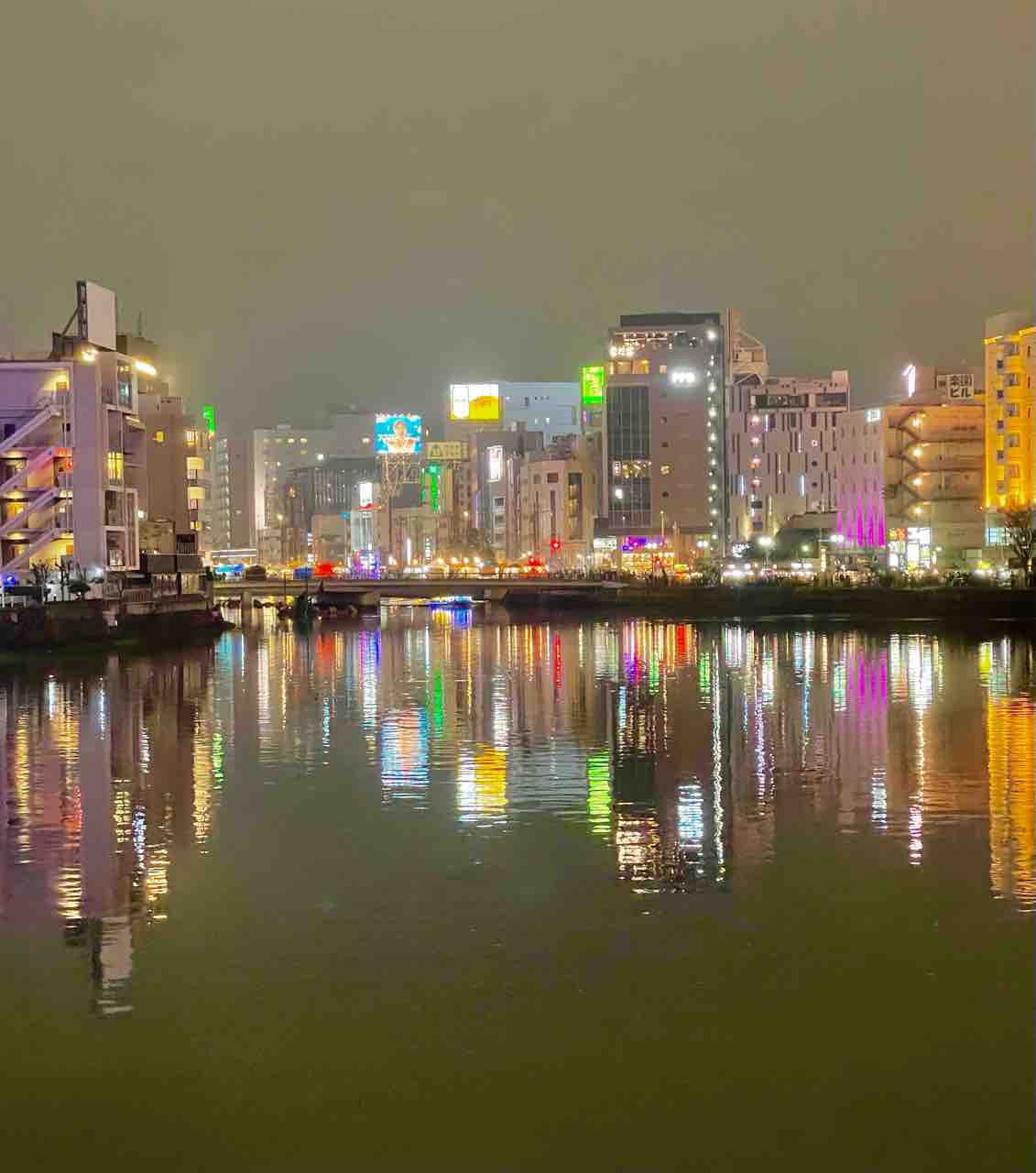 つれづれ日記 : -福岡の中州の夜景