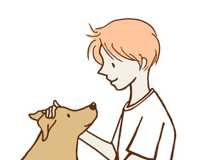 飼い主と犬
