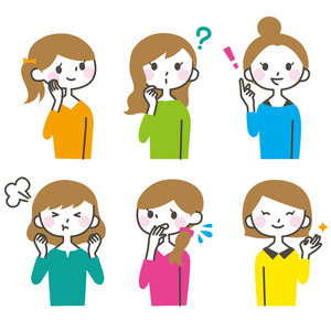 女性の表情