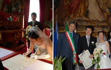 ヴェッキオ宮殿でウェディング Info Italia