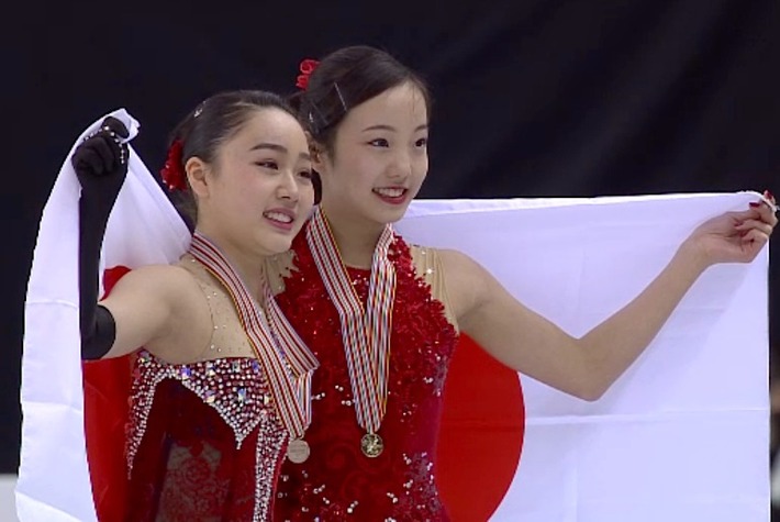 WJC 真凛ちゃん新葉ちゃん