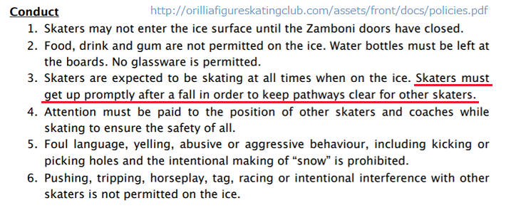 Orillia skating club