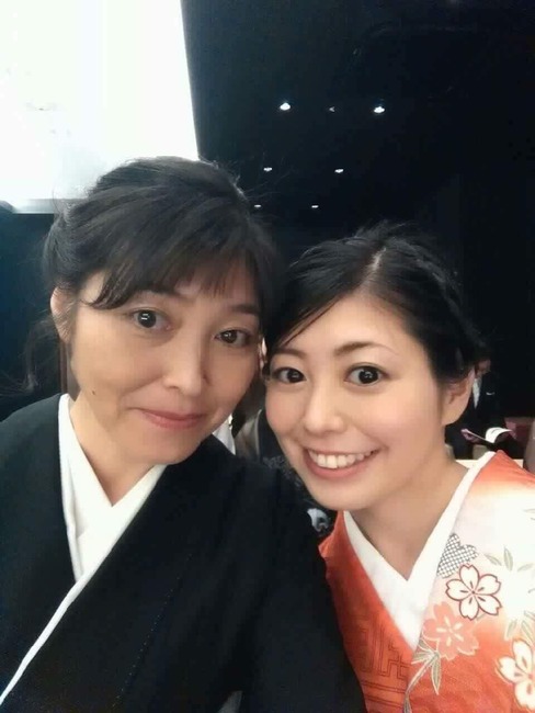 川崎歩さんとお母さん。