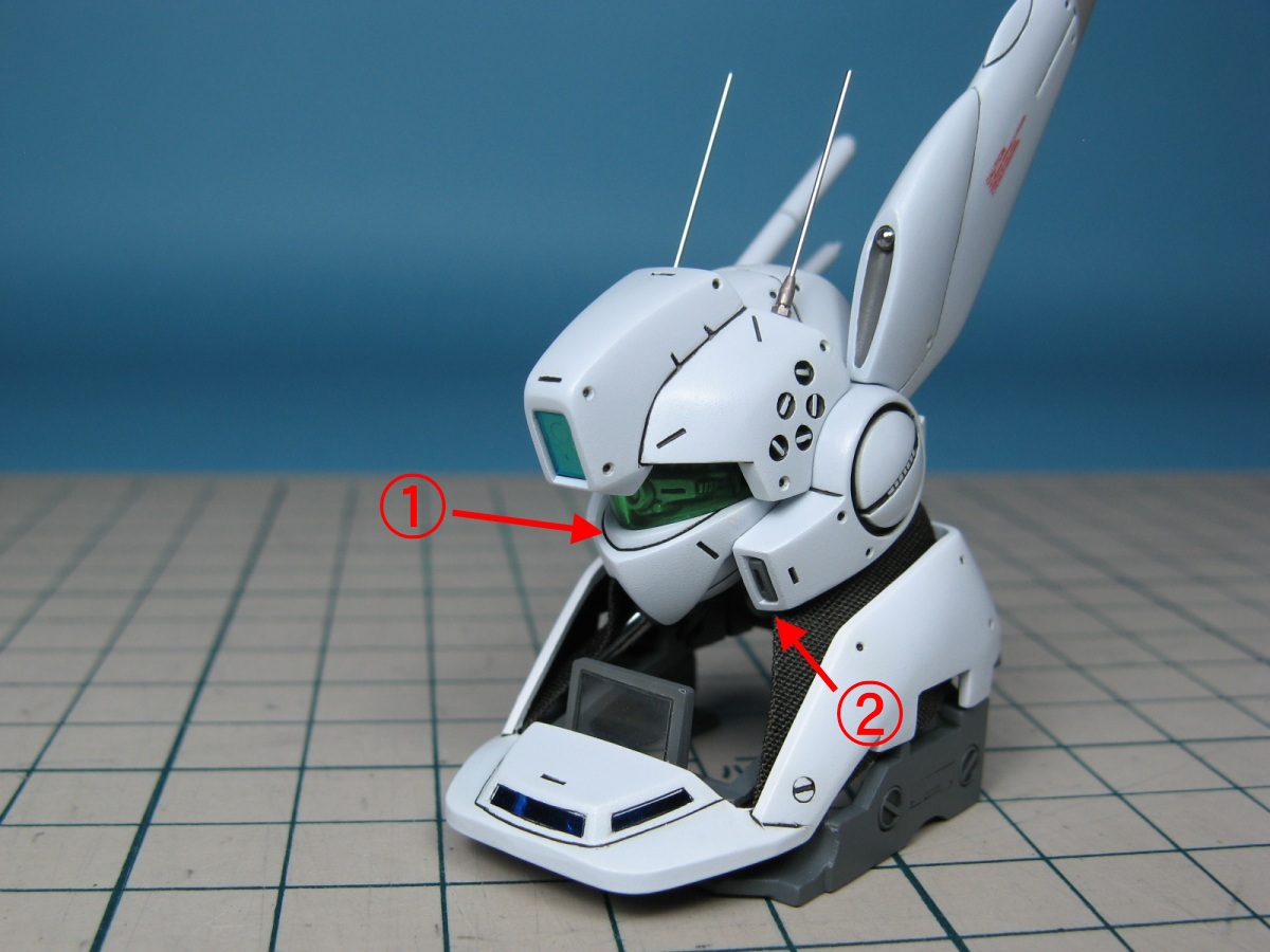 頭部の改造・その2 : 機動警察パトレイバー・MGイングラム・作例