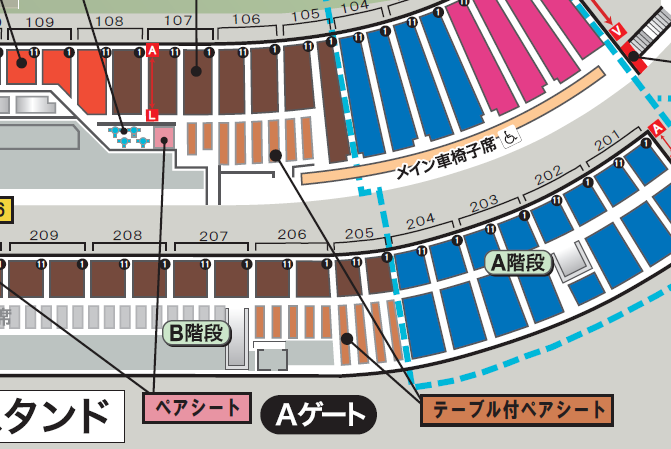 等々力陸上競技場のペアシートは中々よかった Wwwww