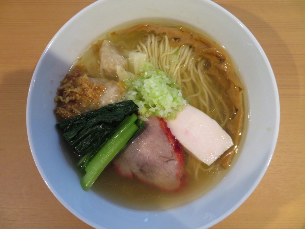 らぁ麺 すぎ本 青葉台 神奈川県 塩らぁ麺 ワンタントッピング 2個 Return Of The Funky 麺